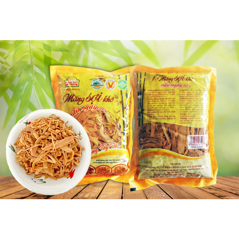 Măng Sợi Khô Nấu Ngay Kim Bôi 500g
