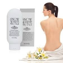 Kem dưỡng trắng da body Snow White Milky Pack kích trắng da body dưỡng ẩm