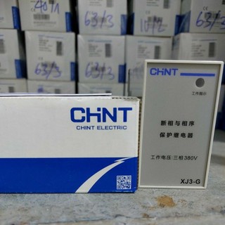 Rơle bảo vệ pha chống mất pha chint xj3-g 380v
