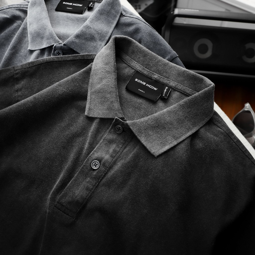 Áo Polo Nam Basic Alternative Wash Effect, Chất Vải Cotton Mộc, PL0090, SOMEHOW