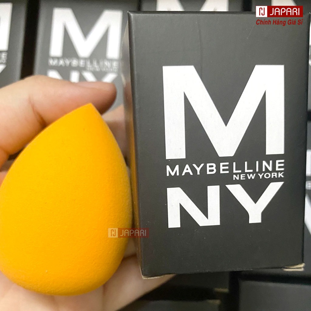 Mút Trang Điểm Maybelline CHÍNH HÃNG - Bông Mút Tán Kem Nền, Cushion, Phấn Phủ, Má Hồng Mềm Mịn - Japari