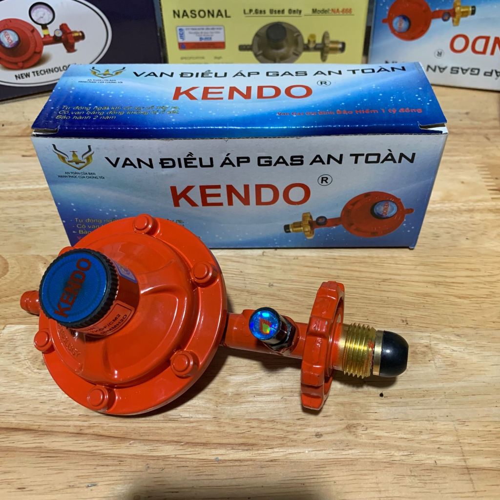 Van gas an toàn KENDO / Bộ Dây Van điều áp ngắt gas tự động Chính Hãng