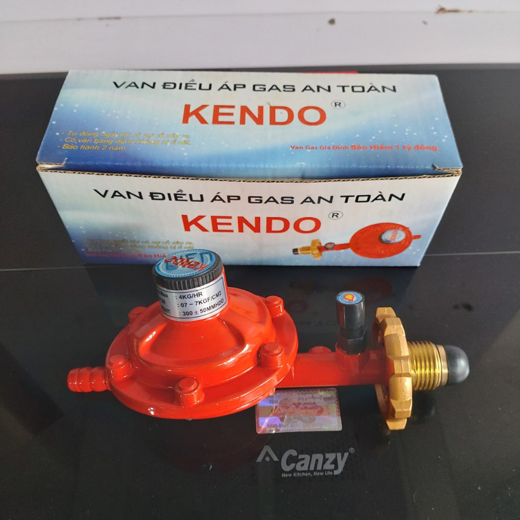 Van gas an toàn KENDO / Bộ Dây Van điều áp ngắt gas tự động Chính Hãng