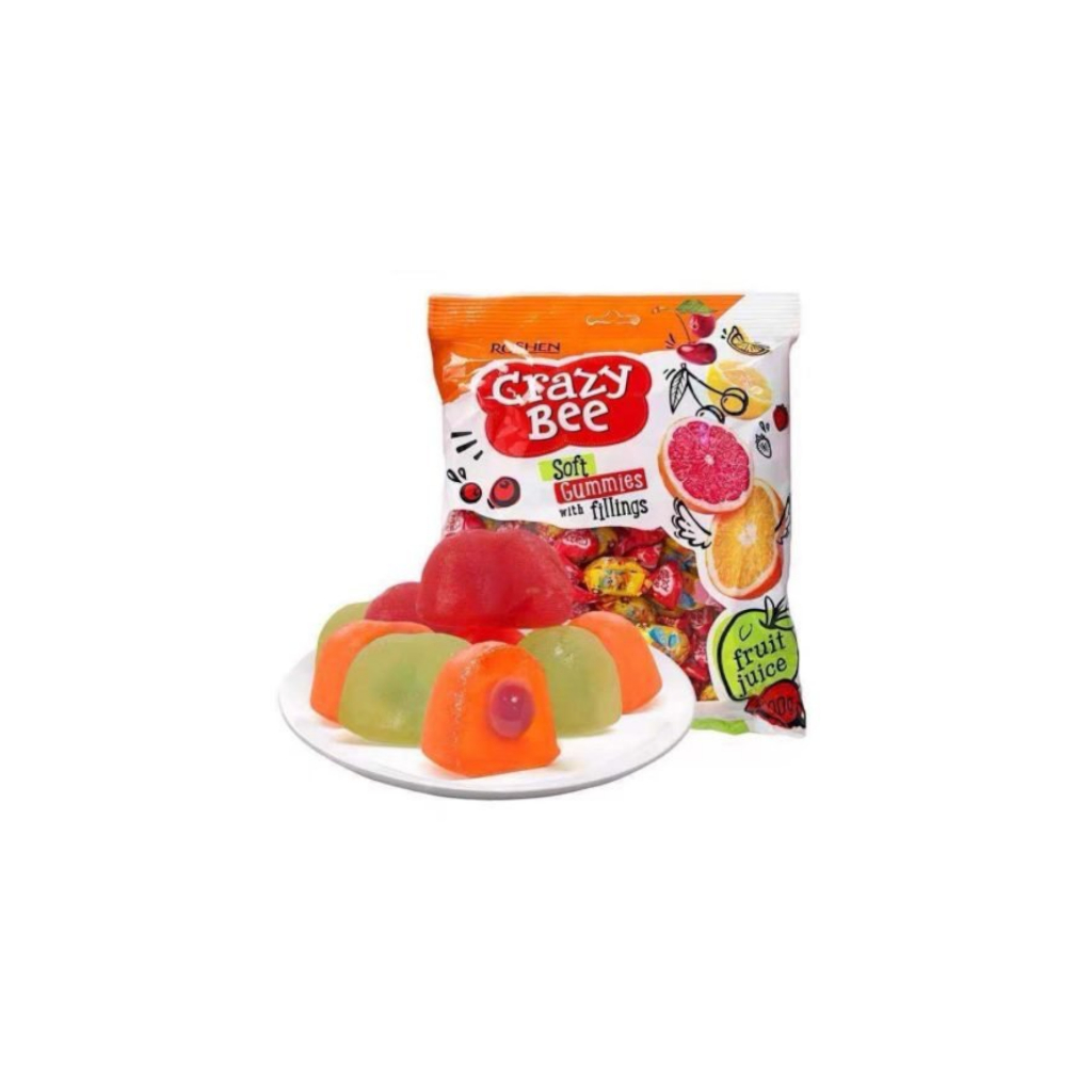 Roshen Crazy Bee Kẹo dẻo vị trái cây chính hãng Nga gói 1kg