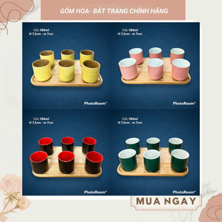 Tách trà, cốc cà phê, ly cốc uống nước sắc màu, gốm sứ bát tràng