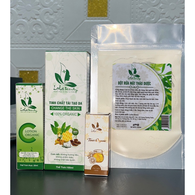 TINH CHẤT TÁI TẠO 100ml COMBO 4 món