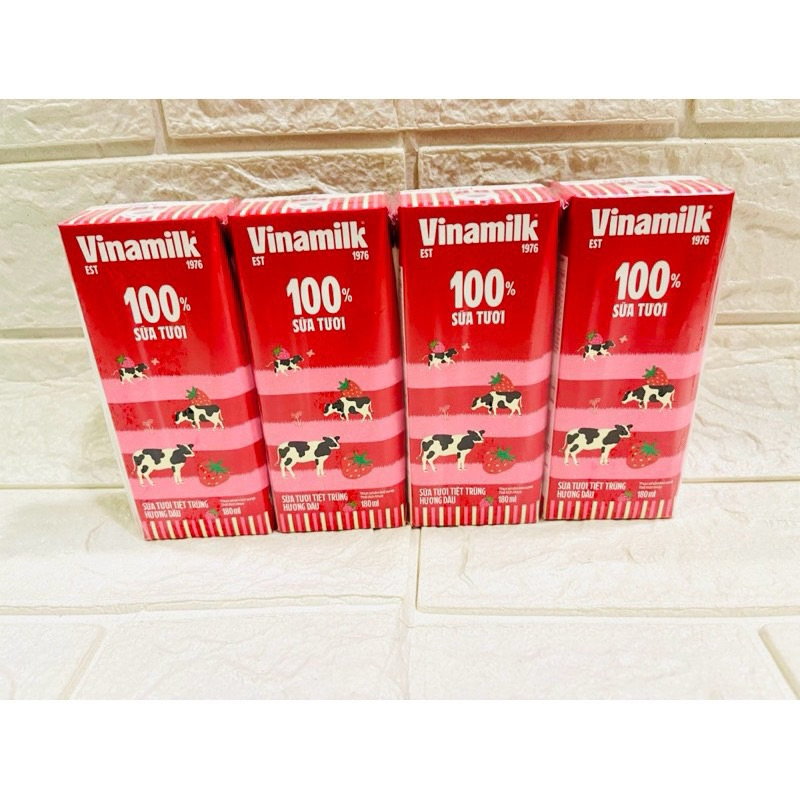 Thùng Sữa Tươi Vinamilk 100% 48 hộp x 110ml