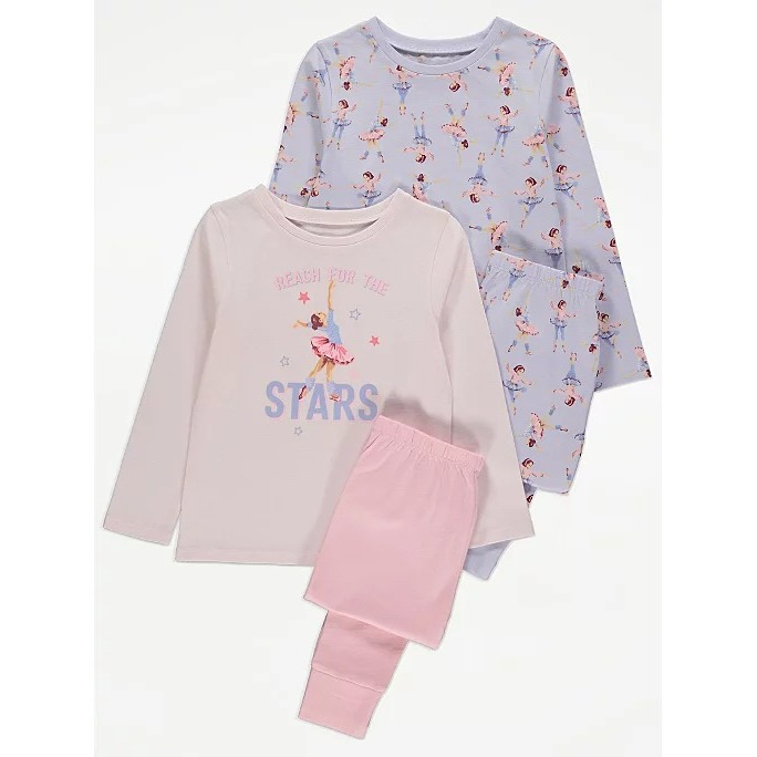 Set 2 bộ quần áo 3 bộ quần áo dài tay pyjamas PJM George_hàng chính hãng authentic