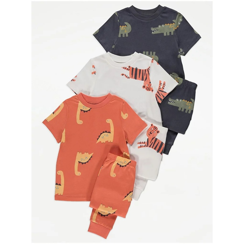 Set 3 bộ quần áo oto vàng đen George_hàng chính hãng authentic