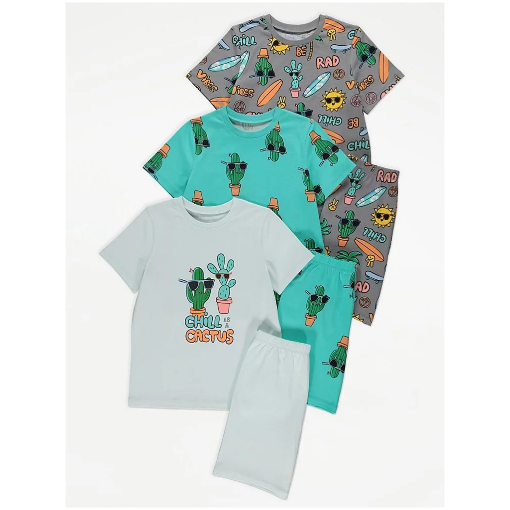 Set 3 bộ quần áo oto vàng đen George_hàng chính hãng authentic