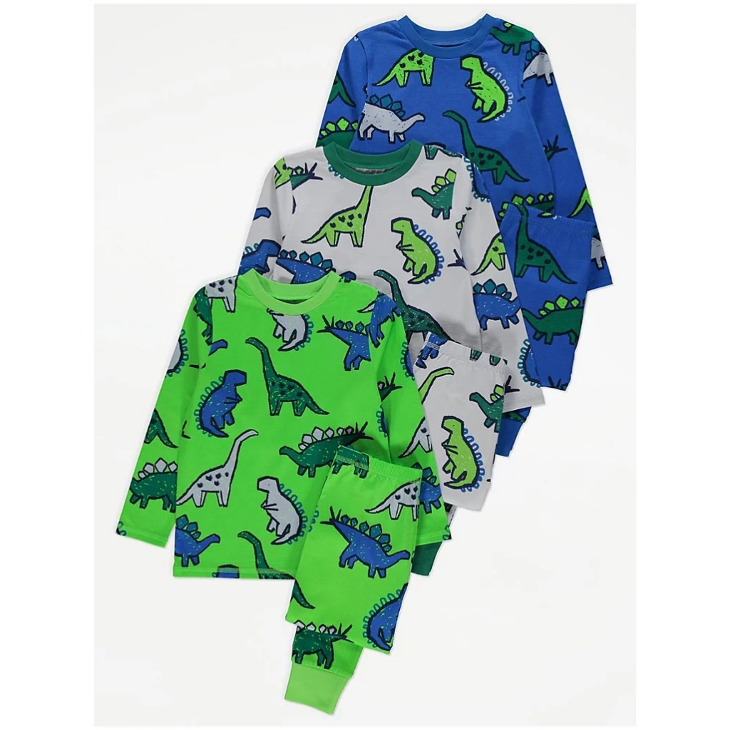 Set 2 bộ quần áo 3 bộ quần áo dài tay pyjamas PJM George_hàng chính hãng authentic