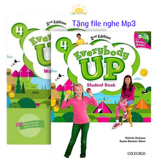 Sách - everybody up 4 bản 2nd edition , tặng file nghe mp3