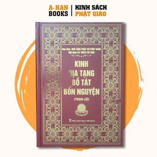 Sách - Kinh Địa Tạng Bồ Tát Bổn Nguyện Bìa Cứng (20.5 x 14.5 cm) - Thích Trí Tịnh - Anan Books