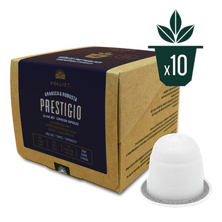 Cà phê viên nén - prestigio capsule #folliet - hộp 10viên