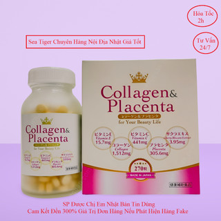 Viên Uống Collagen Placenta Của Nhật Bản, 270 viên
