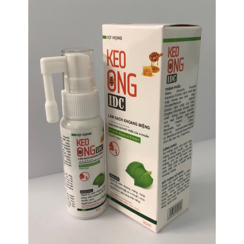 Xịt họng keo ong IDC