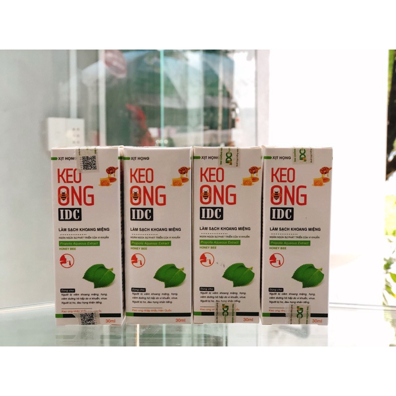 Xịt họng keo ong IDC