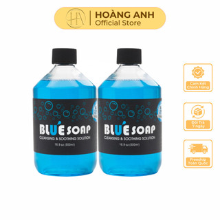 500ML DUNG DỊCH LAU MỰC XĂM TẠO BỌT BLUE SOAP #dcpxhoanganh