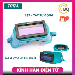 Kính hàn tự động dạng đeo Total TSP9403 bật tắt tự động, Kính hàn tự động làm tối, kính cảm biến CBQs Chính Hãng