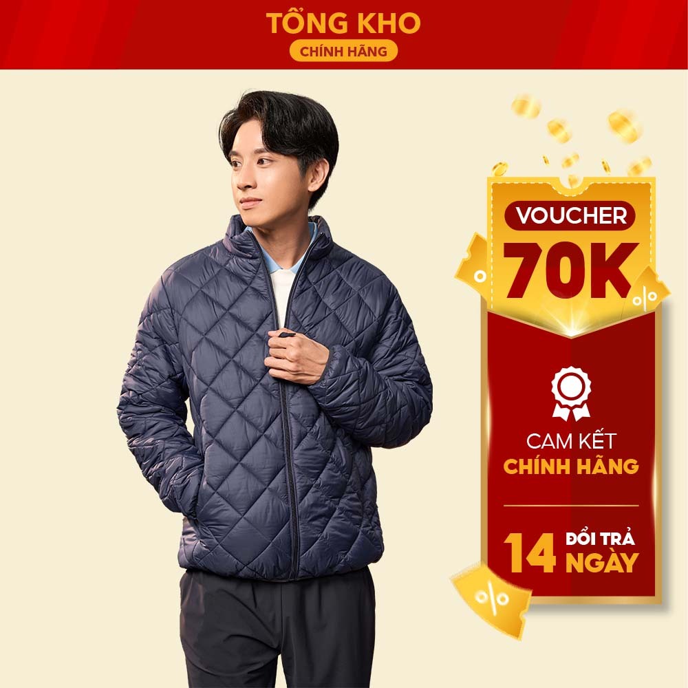 Áo khoác phao nam chần bông quả trám, chất nhẹ, siêu ấm PHM6029