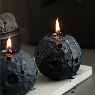 Nến thơm nến decor tiểu hành tinh hình mặt trăng nghệ thuật sáng tạo Relaxcandle