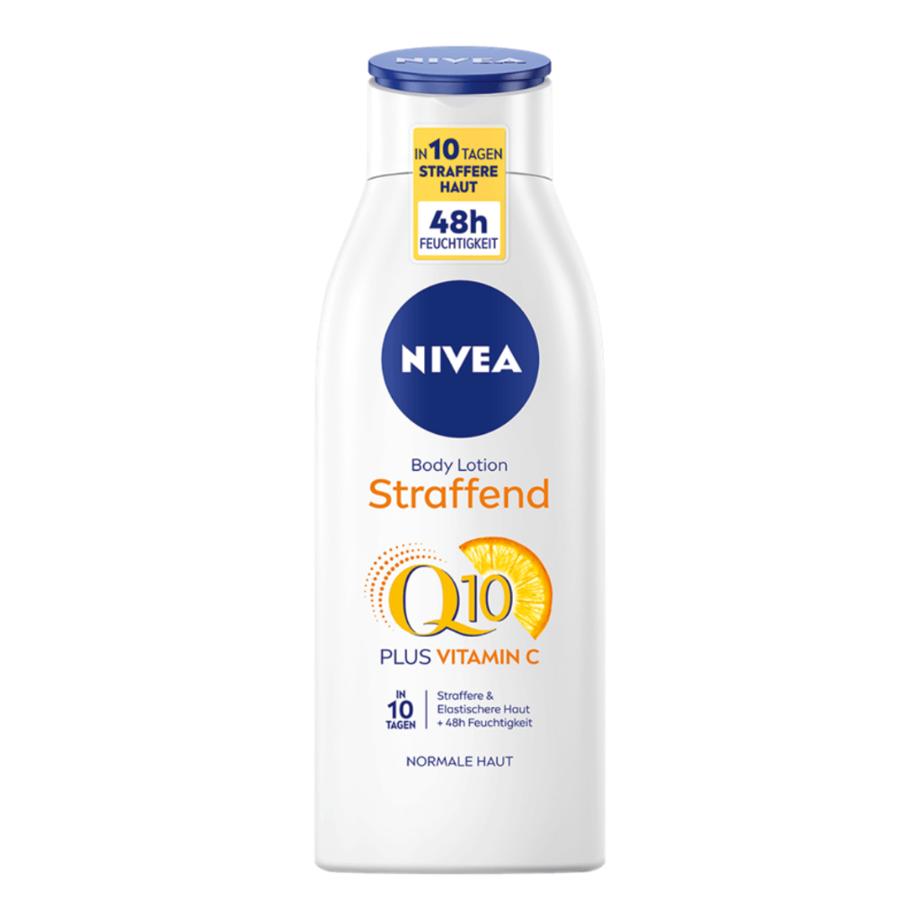 Sữa dưỡng thể ngăn ngừa lão hóa da Nivea Q10 Body Milk Plus Vitamin C 400ml