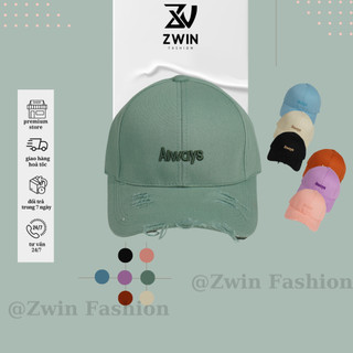 Nón kết ❤️ Mũ lưỡi trai thêu chữ Always chất kaki cao cấp form đẹp unisex nam nữ - N30