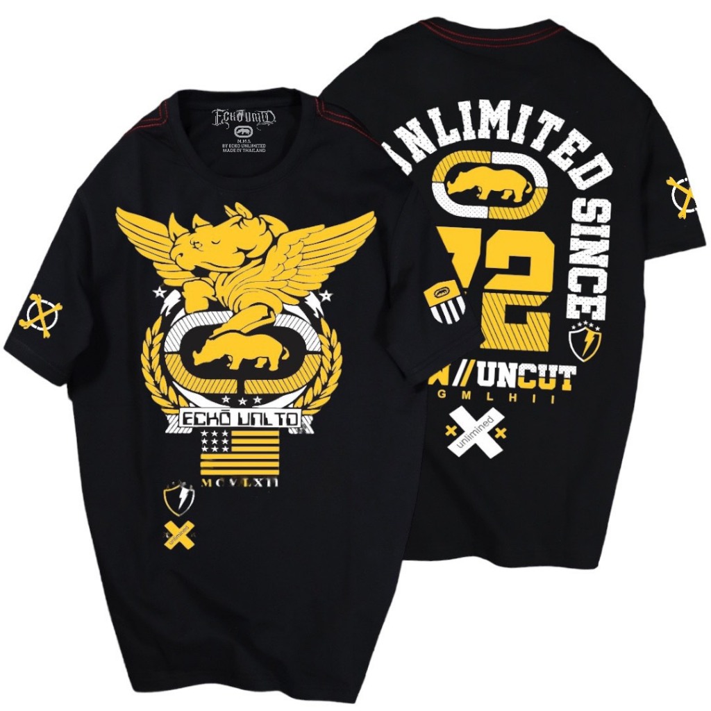 Áo thun ông địa AFF  áo thun nam ecko cánh chim vàng