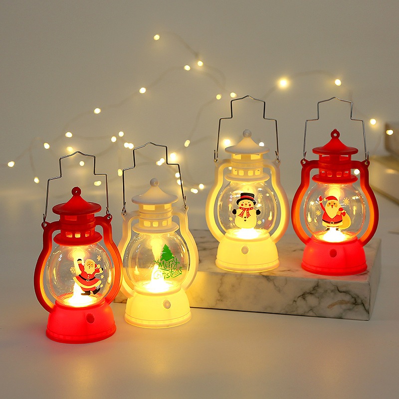 [HỎA TỐC] Đèn trang trí noel sáng siêu xinh để bàn, treo cây thông, đèn led giáng sinh hình ông già noel, tuần lộc Lala