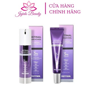 Kem Retinol Bakuchiol 0.5% Hàn Quốc, Retinal Pretty Skin 30ml 50g dưỡng da căng bóng phục hồi chống lão hóa