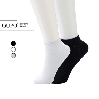 Vớ Trơn Cổ Ngắn, Tất Cổ Ngắn Nam Nữ vải cotton mền mịn thoáng mát