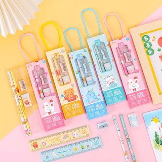 Combo 17set 30 set dụng cụ học tập 5 món dạng hộp