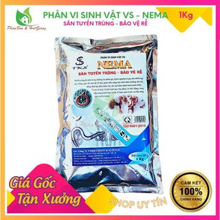 Nấm săn tuyến trùng - bảo vệ rễ tks nema - gói 1kg dạng bột hoà tan