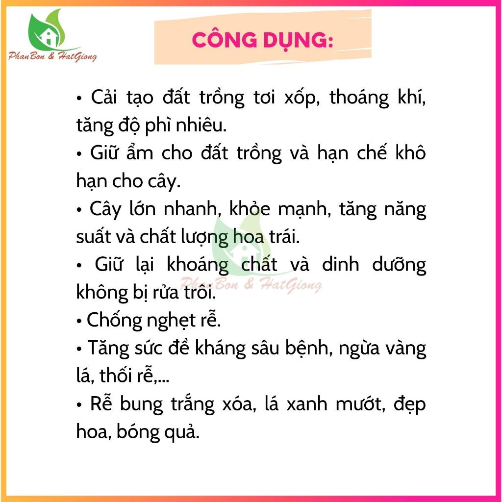 Phân bò ủ vi sinh SFARM đã qua xử lý - Kích rễ, Kích hoa, Đẹp hoa, Đẹp quả - Túi 5kg