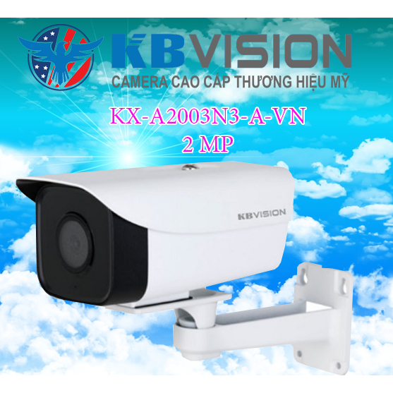 Camera IP thân KBVISION KX-A2003N3-A 2.0MP giá rẻ chính hãng.