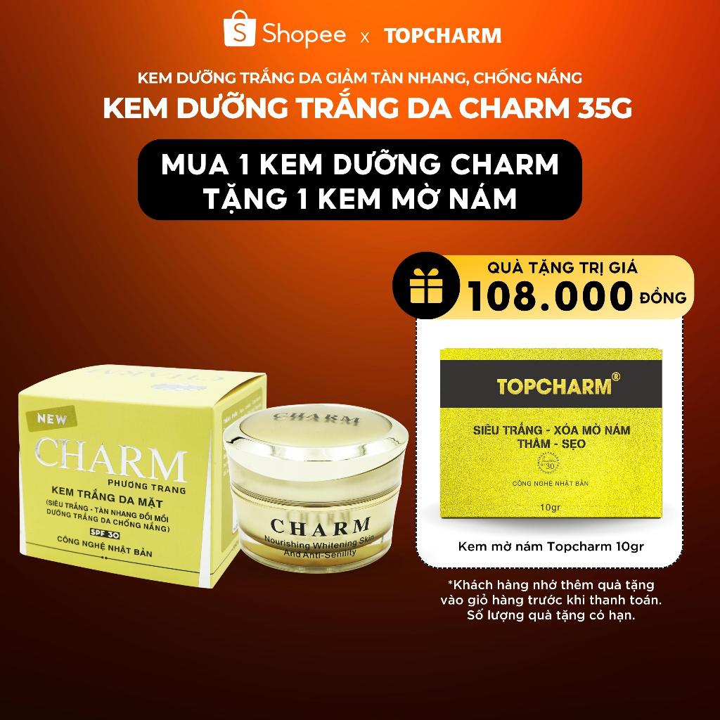 Kem trắng da chống nắng - giảm tàn nhang, đồi mồi từ thảo dược thiên nhiên - CHARM 35g