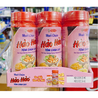 MUỐI CHẤM HẢO HẢO TÔM CHUA CAY Lọ 120Gr