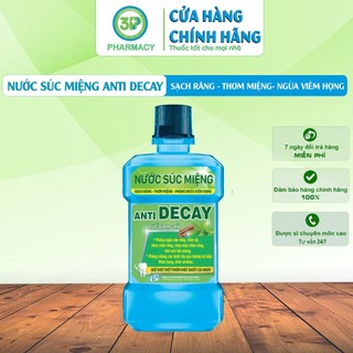 Nước súc miệng ngừa sâu răng ANTIDECAY giúp vệ sinh răng miệng, chăm sóc răng miệng, thơm mát