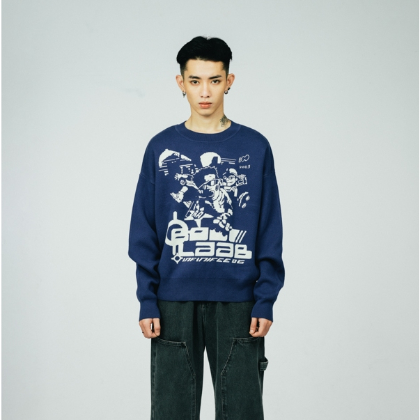 Áo Len BOO Unisex In Big Graphic Logo BOOLAAB Infinitee 06