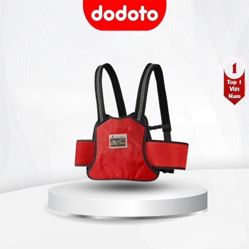 Đai đi xe máy cho bé từ 3 tuổi và người lớn Dodoto, đeo vai, thắt lưng, đai giữ bé ngồi xe máy cao cấp BT
