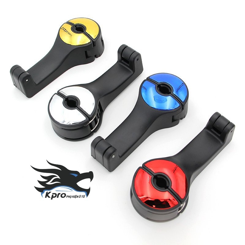 Móc đồ lưng ghế sau ô tô kiêm giá đỡ điện thoại - Hàng Kpro chất lượng cao