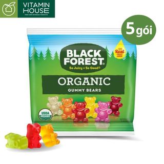 Combo 5 Kẹo dẻo gấu Organic Black Forest 23g