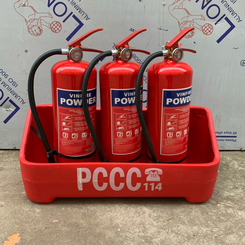 Kệ đựng bình chữa cháy bằng nhựa