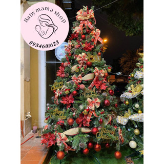 Cây thông xanh Noel dày lá 2m1 và 2m4
