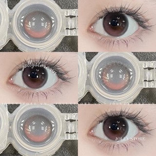 Lens LUNA EYES - Kính áp tròng 268 Gray giãn vừa cận từ 0-6 độ JOLLY STORE