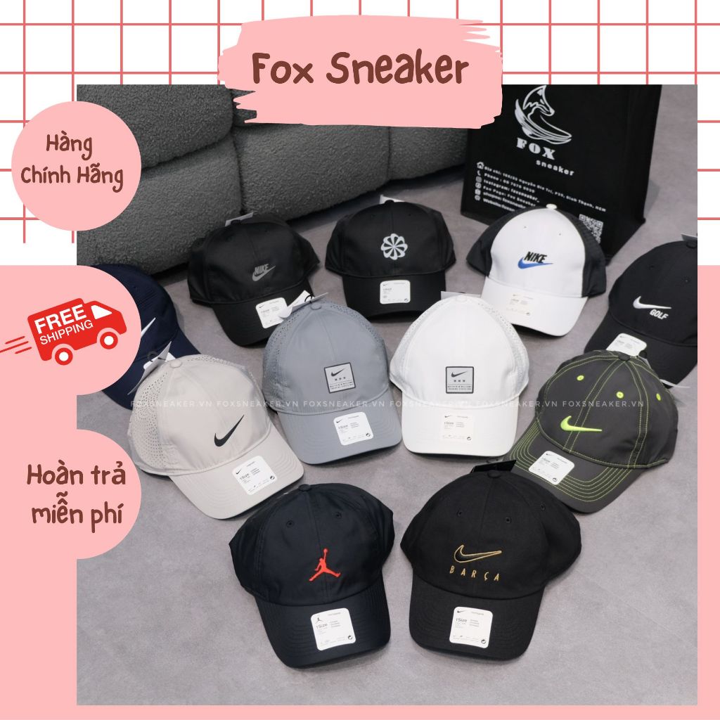 Mũ Nón Nike Hàng Chính Hãng Nhiều Mẫu Giá SALE | Fox Sneaker