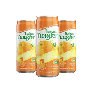 Lốc  nước cam Twister (6lon x330ml).