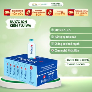 Nước uống ion kiềm Fujiwa 300ml Sunimart– Thùng 24 chai