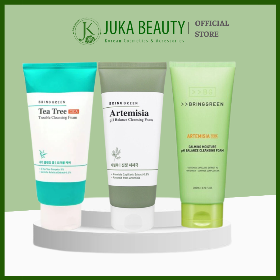 Sữa rửa mặt Bring Green Tea Tree Cica Trouble / Artemisia PH Balance Cleansing Foam 150ml