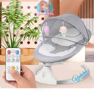 Nôi điện cho bé, nôi điện sơ sinh BABIBO KIDS có điều khiển từ xa tăng chỉnh nhanh chậm 5 chế độ